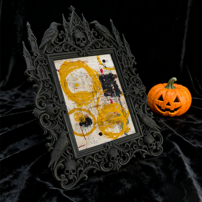 Pinterest-popular Gothic Dark-style Photo Frame | Gothic Lash Tinting Studio Decor, Photo Ornament, Wall-mountable & Tabletop, High-gloss Fr