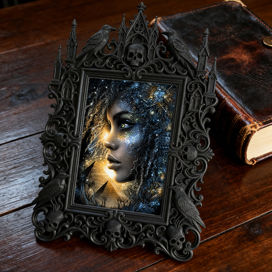 Adorable-dark Gothic Dark-style Photo Frame | Gothic Handmade Soap Sample Display Decor, Photo Ornament, Dual-use Display, Cute Frame