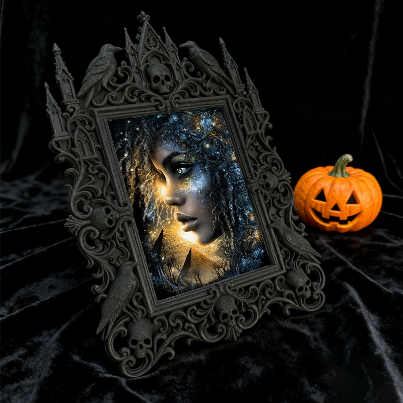 Adorable-dark Gothic Dark-style Photo Frame | Gothic Handmade Soap Sample Display Decor, Photo Ornament, Dual-use Display, Cute Frame