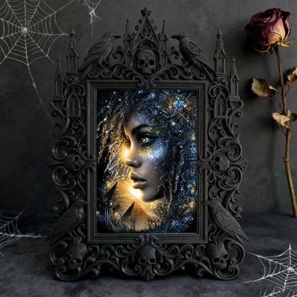 Adorable-dark Gothic Dark-style Photo Frame | Gothic Handmade Soap Sample Display Decor, Photo Ornament, Dual-use Display, Cute Frame
