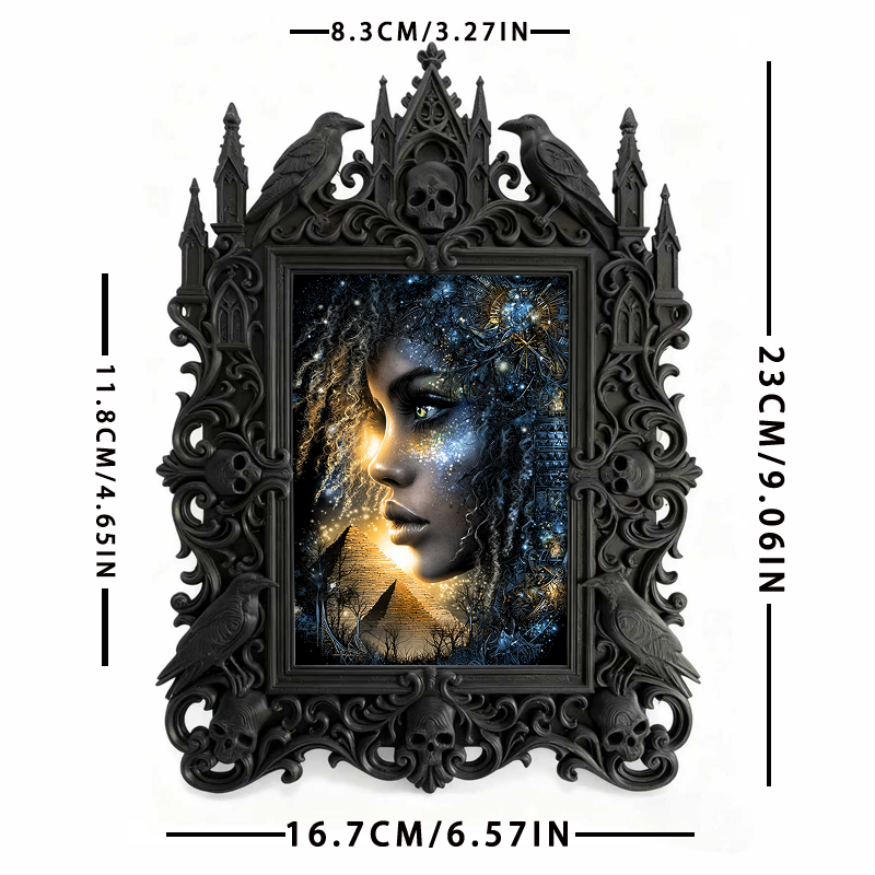 Adorable-dark Gothic Dark-style Photo Frame | Gothic Handmade Soap Sample Display Decor, Photo Ornament, Dual-use Display, Cute Frame