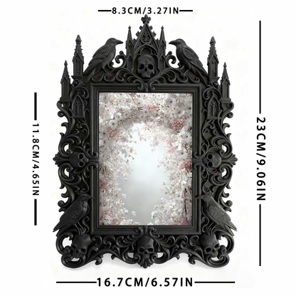 Exclusive-stock Gothic Dark-style Photo Frame | Occult Tarot Card Sleeve Shop Decor, Photo Ornament, Wall-mountable & Tabletop, Collectible 