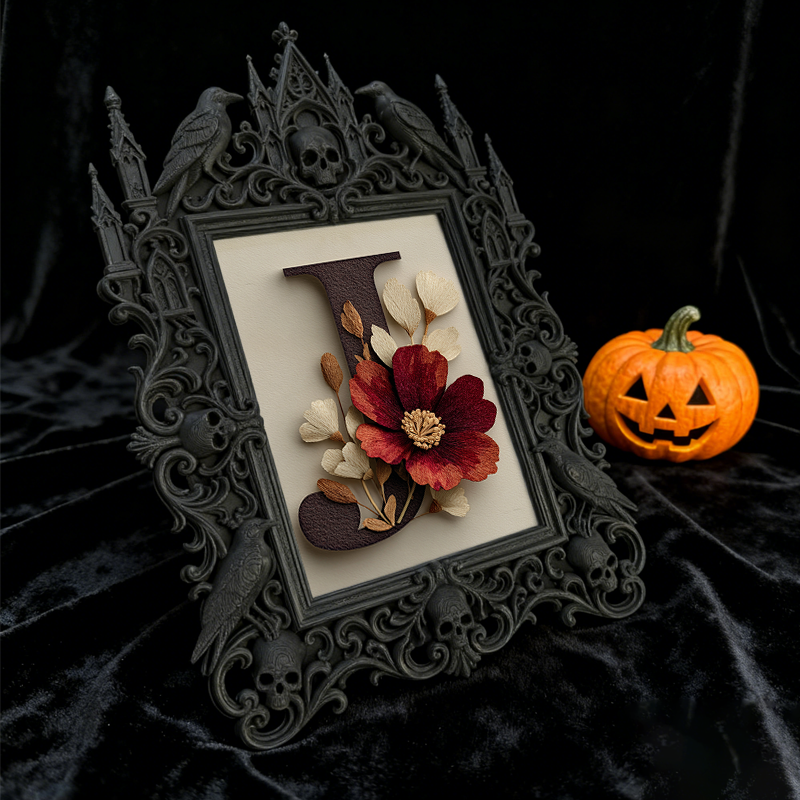 Must-own Gothic Dark-style Photo Frame | Dark Art Tattoo Studio Reception Decor, Photo Ornament, Wall-mountable & Tabletop, Slim Frame