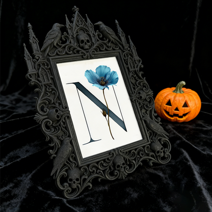 Customer-loved Gothic Dark-style Photo Frame | Vampire-themed Caf茅 Menu Board Decor, Photo Ornament, Dual-use Display, Sturdy Frame