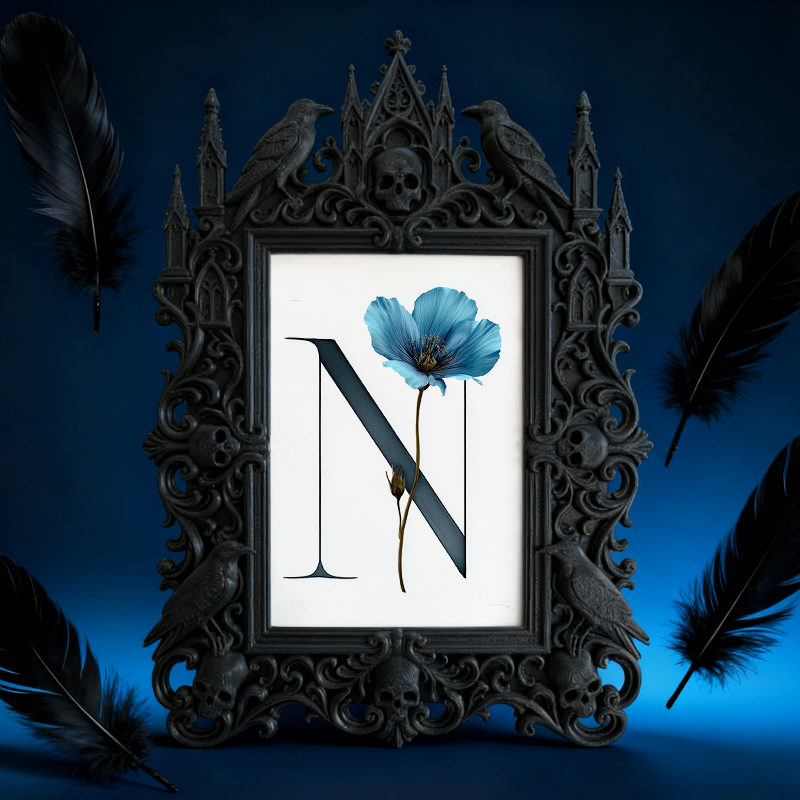 Customer-loved Gothic Dark-style Photo Frame | Vampire-themed Caf茅 Menu Board Decor, Photo Ornament, Dual-use Display, Sturdy Frame