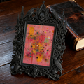 Pinterest-popular Gothic Dark-style Photo Frame | Gothic Brow Lamination Studio Decor, Photo Ornament, Wall-mountable & Tabletop, High-gloss