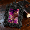 Luxe-rustic Gothic Dark-style Photo Frame | Gothic Anniversary Celebration Decor, Photo Ornament, Wall-mountable & Tabletop, Practical Frame
