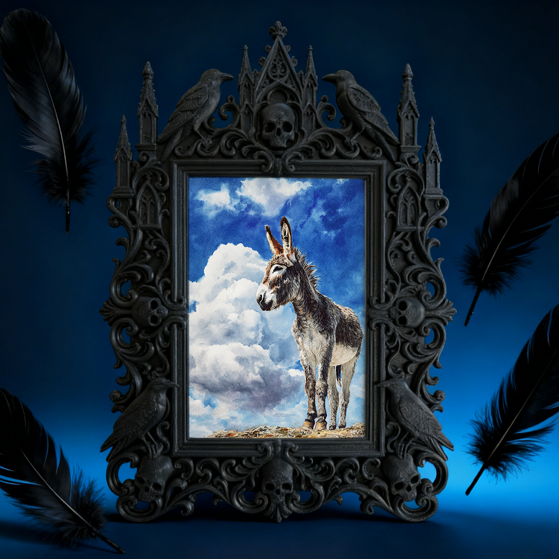 Top-choice Gothic Dark-style Photo Frame | Dark Academia Dorm Desk Decor, Photo Ornament, Wall/Table Dual-use, Durable Frame