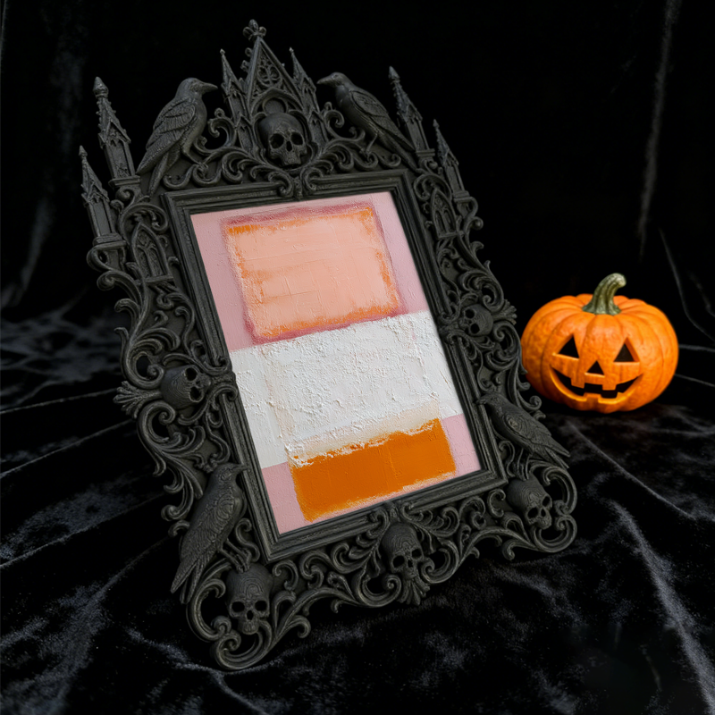 Top-tier Gothic Dark-style Photo Frame | Dark Academia Student Lounge Decor, Photo Ornament, Wall/Table Dual-use, Durable Frame
