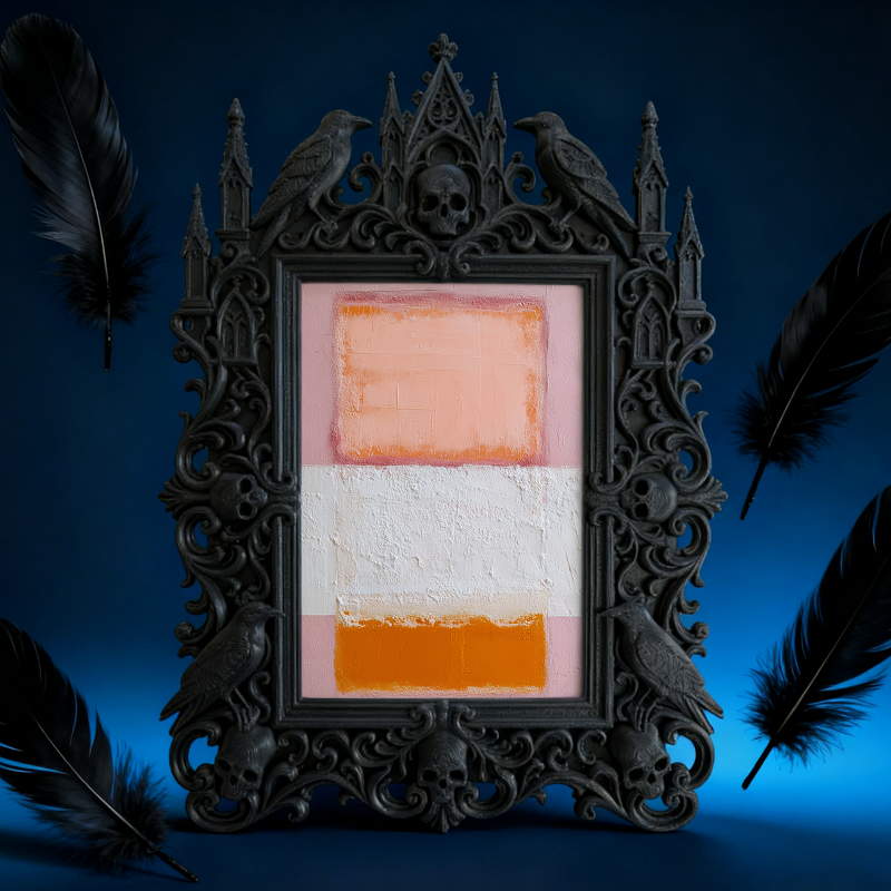 Top-tier Gothic Dark-style Photo Frame | Dark Academia Student Lounge Decor, Photo Ornament, Wall/Table Dual-use, Durable Frame