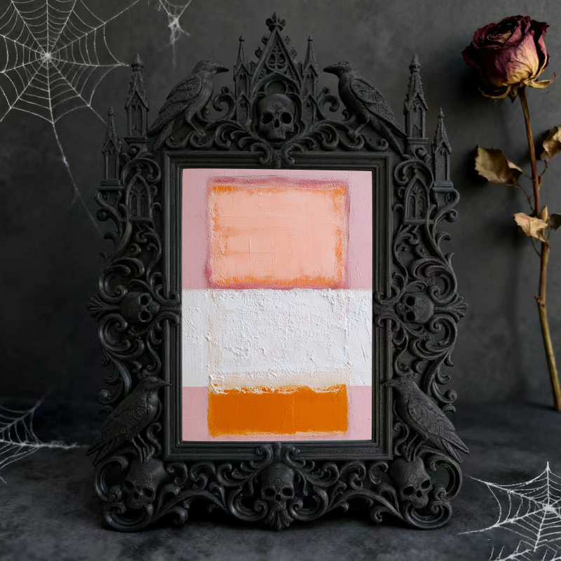 Top-tier Gothic Dark-style Photo Frame | Dark Academia Student Lounge Decor, Photo Ornament, Wall/Table Dual-use, Durable Frame