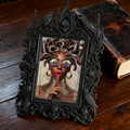 Customer-approved Gothic Dark-style Photo Frame | Vampire Themed Living Room Decor, Photo Ornament, Dual-use Display, Sturdy Frame