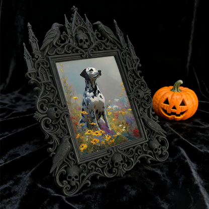 Highly-recommended Gothic Dark-style Photo Frame | Gothic Laundry Room Decor, Photo Ornament, Wall-mountable & Tabletop, Elegant Frame