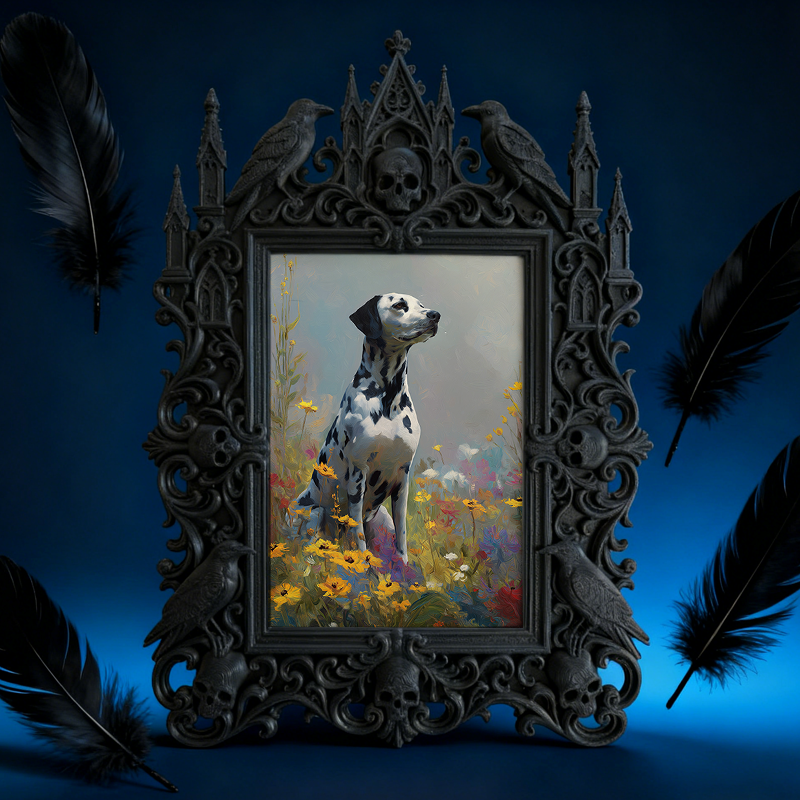 Highly-recommended Gothic Dark-style Photo Frame | Gothic Laundry Room Decor, Photo Ornament, Wall-mountable & Tabletop, Elegant Frame