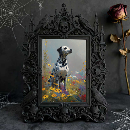 Highly-recommended Gothic Dark-style Photo Frame | Gothic Laundry Room Decor, Photo Ornament, Wall-mountable & Tabletop, Elegant Frame