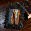 Trend-alert Gothic Dark-style Photo Frame | Dark Fantasy Themed Kids’ Room Decor, Photo Ornament, Wall/Table Dual-use, Display-grade Frame