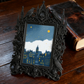Rare-find Gothic Dark-style Photo Frame | Vampire Cosplay Fangs & Prosthetics Shop Decor, Photo Ornament, Wall/Table Dual-use, Artistic Fram
