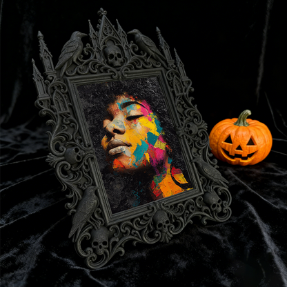 Rare-edition Gothic Dark-style Photo Frame | Vampire LARP Castle Dining Hall Decor, Photo Ornament, Wall/Table Dual-use, Artistic Frame