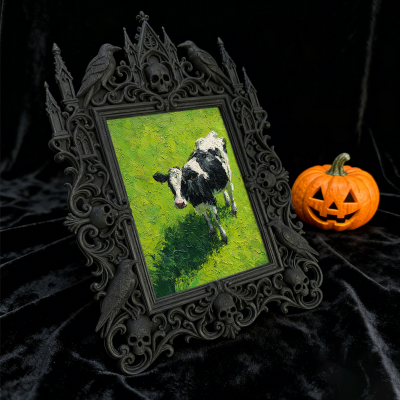 5-star-hit Gothic Dark-style Photo Frame | Gothic Themed Elopement Photo Display Decor, Photo Ornament, Dual-use Display, Sturdy Frame