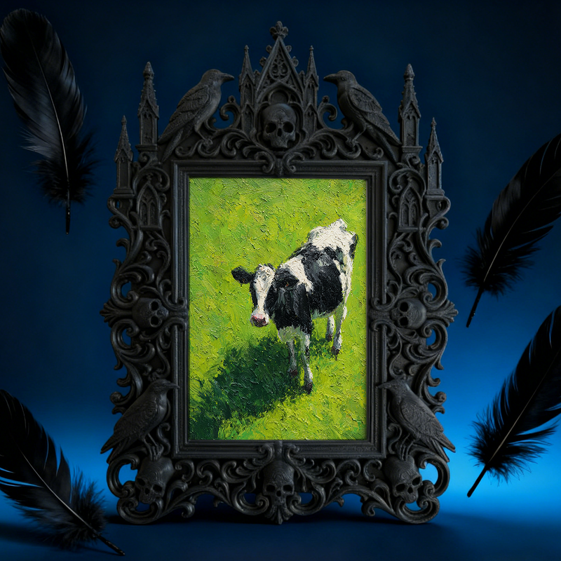 5-star-hit Gothic Dark-style Photo Frame | Gothic Themed Elopement Photo Display Decor, Photo Ornament, Dual-use Display, Sturdy Frame