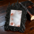 Luxe-dark-chic Gothic Dark-style Photo Frame | Dark Calligraphy Envelope Seal Shop Decor, Photo Ornament, Wall-mountable & Tabletop, Practic