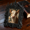 High-demand-gem Gothic Dark-style Photo Frame | Gothic Craft Beer Bottle Label Shop Decor, Photo Ornament, Dual-use Display, Retro Plastic F