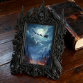 Trend-leading Gothic Dark-style Photo Frame | Witchy Spell Jar Sticker Shop Decor, Photo Ornament, Wall-mountable & Tabletop, Scratch-resist