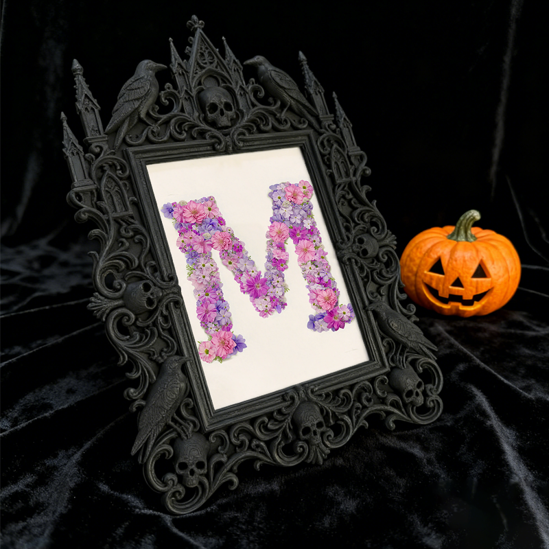 Style-essential Gothic Dark-style Photo Frame | Gothic Vintage Sunglasses Shop Window Decor, Photo Ornament, Wall/Table Dual-use, Eco-friend