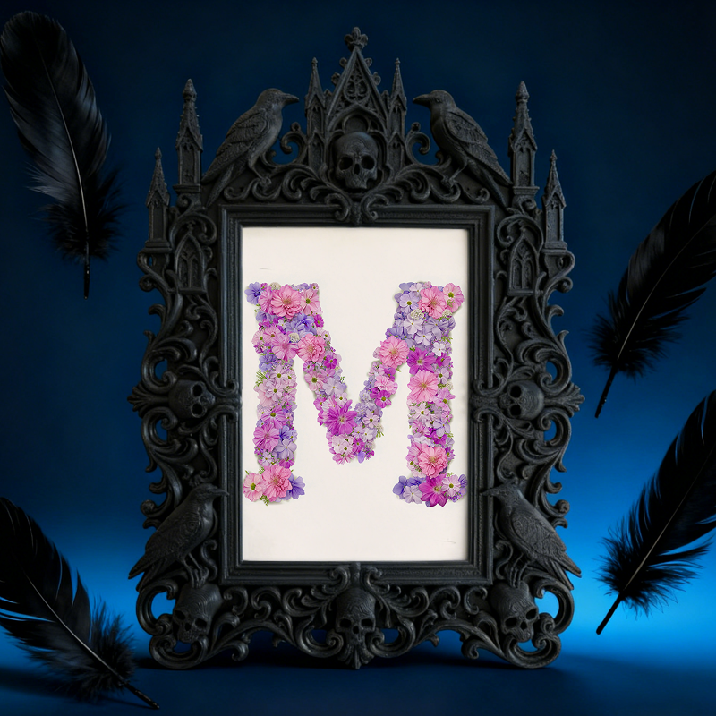 Style-essential Gothic Dark-style Photo Frame | Gothic Vintage Sunglasses Shop Window Decor, Photo Ornament, Wall/Table Dual-use, Eco-friend