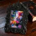 Rare-edition-pick Gothic Dark-style Photo Frame | Vampire LARP Castle Gatehouse Decor, Photo Ornament, Wall/Table Dual-use, Artistic Frame