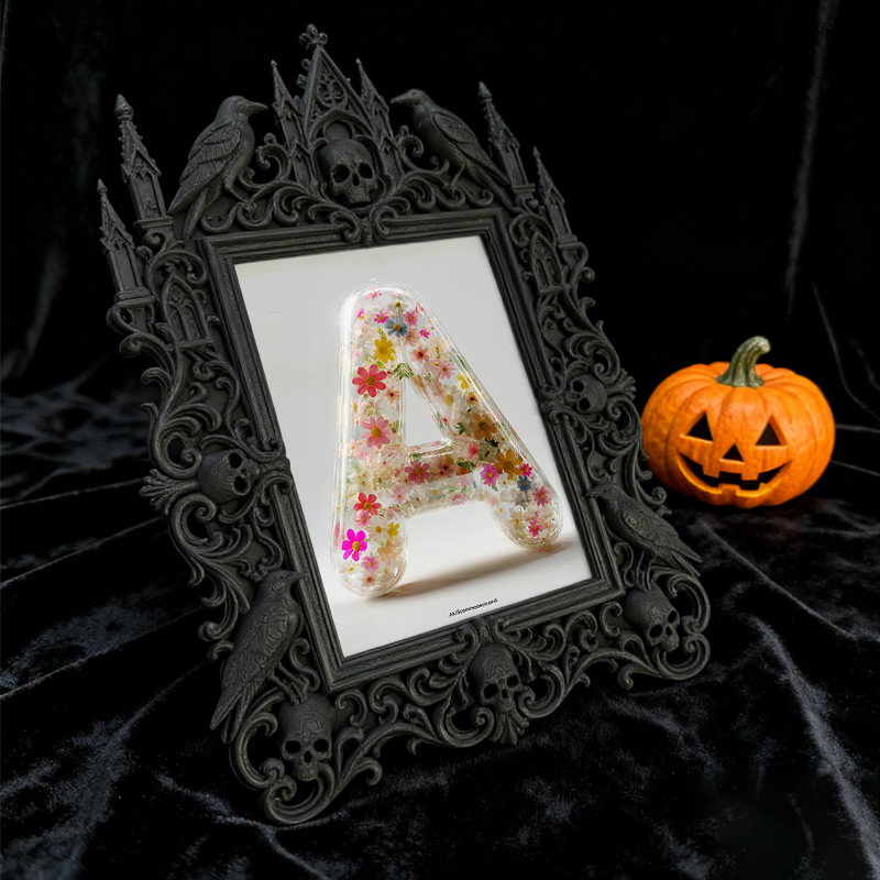Top-choice-gothic Gothic Dark-style Photo Frame | Dark Academia Dormitory Art Supply Shelf Decor, Photo Ornament, Wall/Table Dual-use, Durab