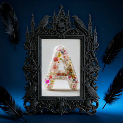 Top-choice-gothic Gothic Dark-style Photo Frame | Dark Academia Dormitory Art Supply Shelf Decor, Photo Ornament, Wall/Table Dual-use, Durab