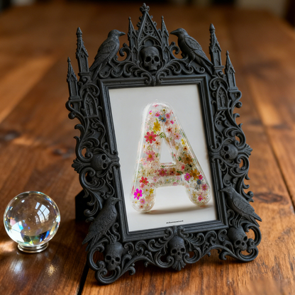 Top-choice-gothic Gothic Dark-style Photo Frame | Dark Academia Dormitory Art Supply Shelf Decor, Photo Ornament, Wall/Table Dual-use, Durab