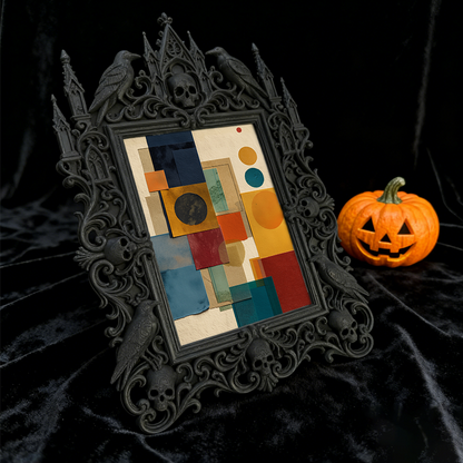 Hard-to-find Gothic Dark-style Photo Frame | Vampire Cosplay Cape Tailor Shop Decor, Photo Ornament, Wall/Table Dual-use, Artistic Frame