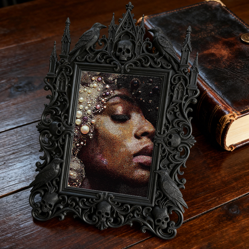 Collector-top-pick Gothic Dark-style Photo Frame | Vintage Horror Movie Lobby Card Display Decor, Photo Ornament, Wall/Table Dual-use, Displ