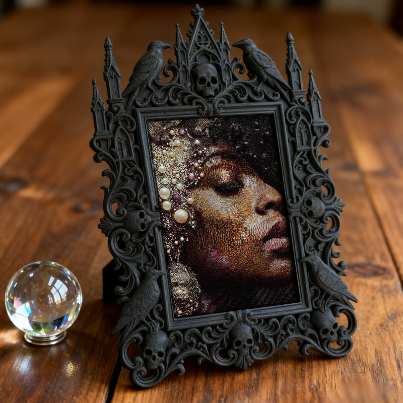 Collector-top-pick Gothic Dark-style Photo Frame | Vintage Horror Movie Lobby Card Display Decor, Photo Ornament, Wall/Table Dual-use, Displ