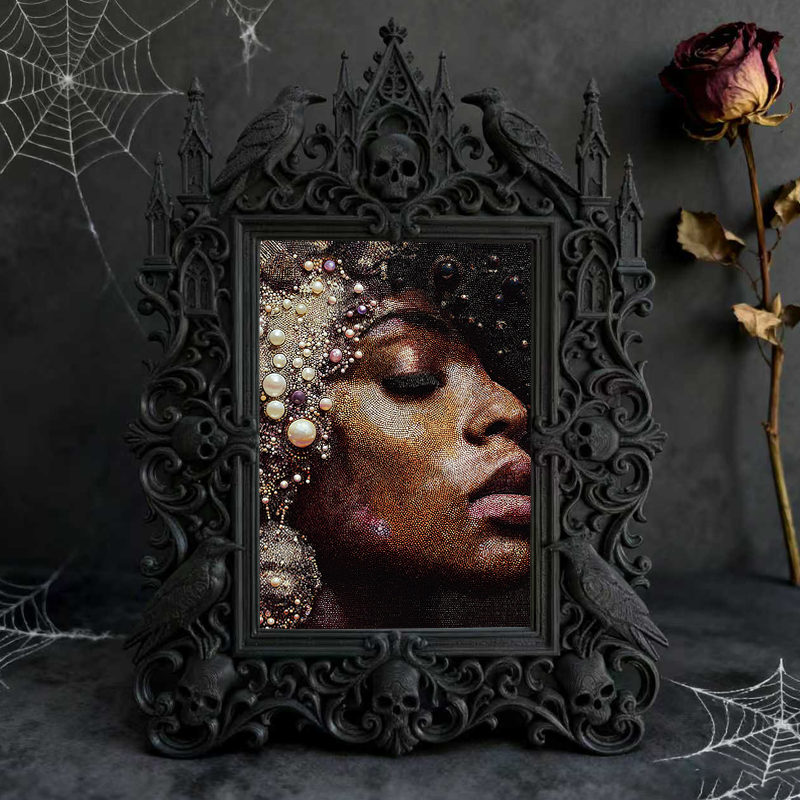 Collector-top-pick Gothic Dark-style Photo Frame | Vintage Horror Movie Lobby Card Display Decor, Photo Ornament, Wall/Table Dual-use, Displ