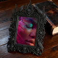 Bold-eye-catching Gothic Dark-style Photo Frame | Dark Fantasy Board Game Piece Shop Decor, Photo Ornament, Wall-mountable & Tabletop, Creat