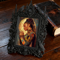 Insta-trending Gothic Dark-style Photo Frame | Dark Academia Student Art Portfolio Display Decor, Photo Ornament, Wall/Table Dual-use, Durab