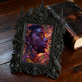 Must-buy Gothic Dark-style Photo Frame | Dark Dried Flower Bouquet Shop Decor, Photo Ornament, Wall-mountable & Tabletop, Slim Frame