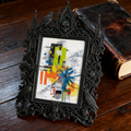 Bestselling-now Gothic Dark-style Photo Frame | Witchy Crystal Necklace Display Shop Decor, Photo Ornament, Dual-use Display, Retro Plastic 