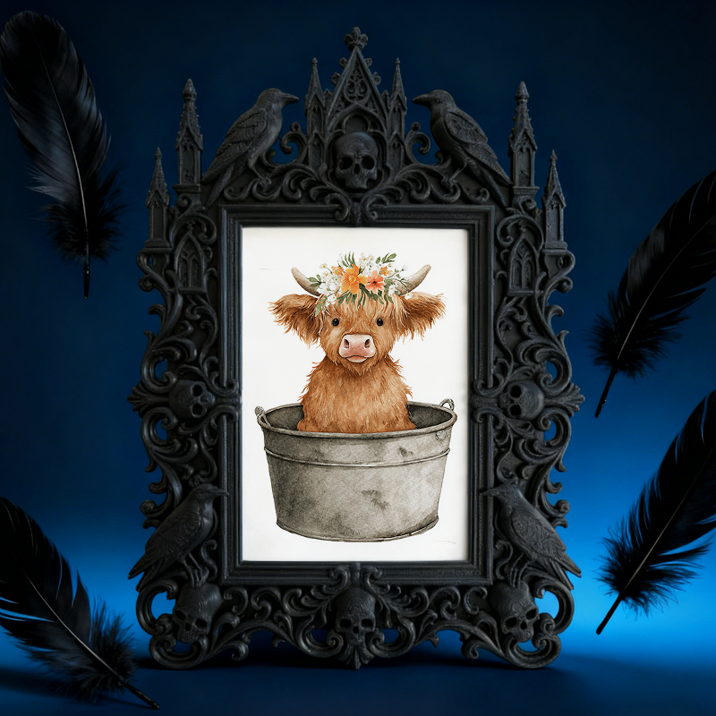 Adorable-dark Gothic Dark-style Photo Frame | Gothic Handmade Pet Toy Shop Decor, Photo Ornament, Dual-use Display, Cute Frame