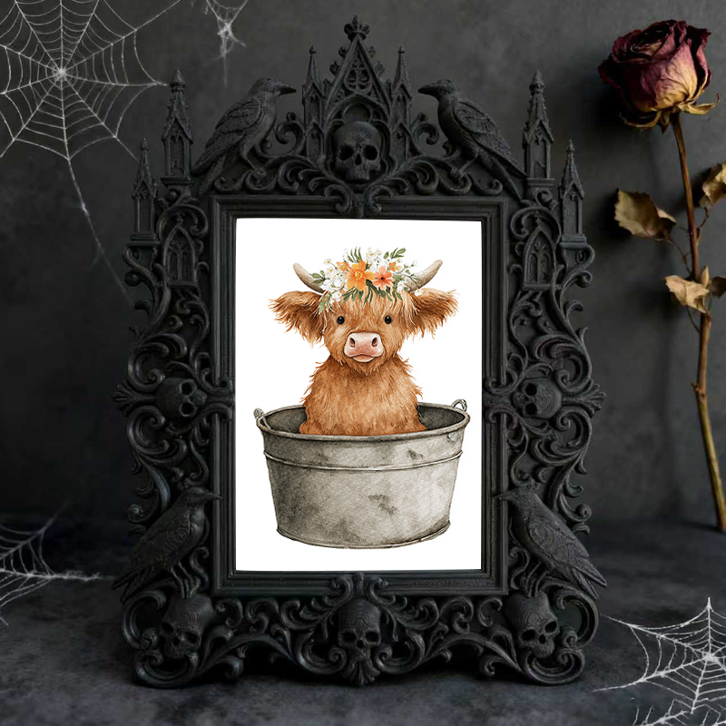 Adorable-dark Gothic Dark-style Photo Frame | Gothic Handmade Pet Toy Shop Decor, Photo Ornament, Dual-use Display, Cute Frame