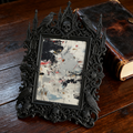 Edgy-classic Gothic Dark-style Photo Frame | Dark Academia Book Club Meeting Decor, Photo Ornament, Dual-use Display, Minimalist Frame