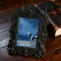Elegant-gothic Gothic Dark-style Photo Frame | Dark Art Exhibition Opening Decor, Photo Ornament, Wall-mountable & Tabletop, Elegant Frame