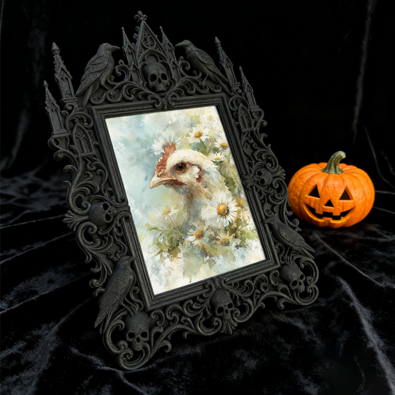 Customer-loved Gothic Dark-style Photo Frame | Vintage Horror VHS Collection Display Decor, Photo Ornament, Wall/Table Dual-use, Display-gra