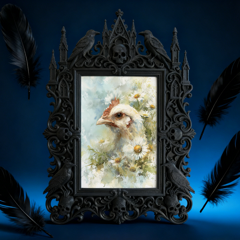 Customer-loved Gothic Dark-style Photo Frame | Vintage Horror VHS Collection Display Decor, Photo Ornament, Wall/Table Dual-use, Display-gra
