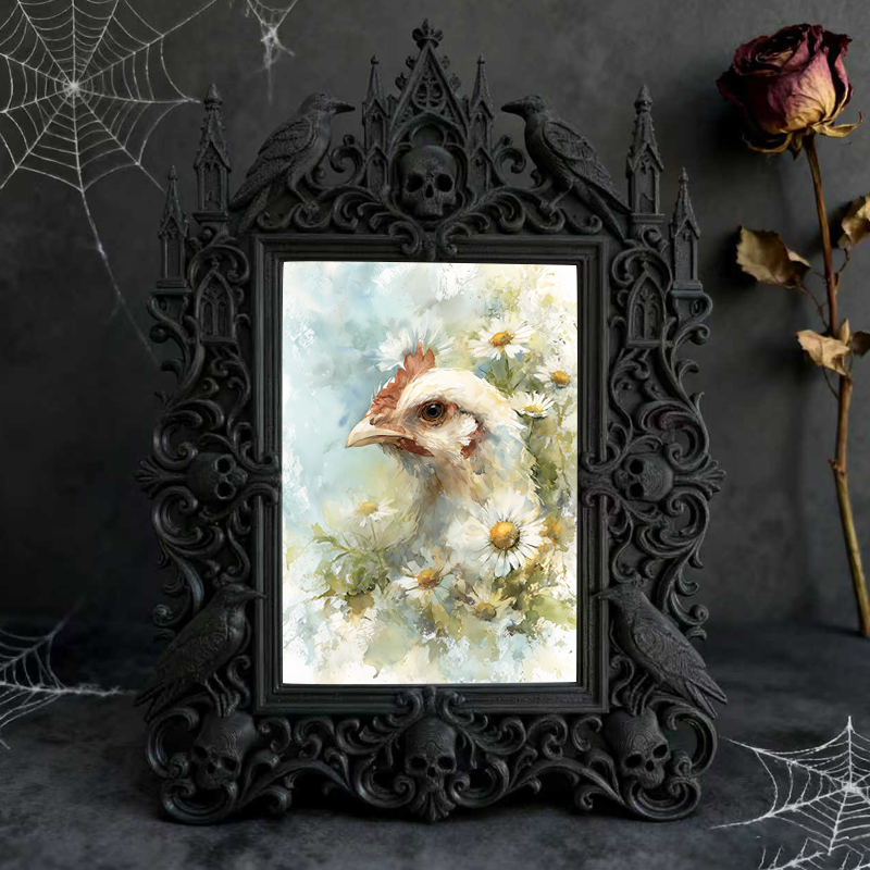 Customer-loved Gothic Dark-style Photo Frame | Vintage Horror VHS Collection Display Decor, Photo Ornament, Wall/Table Dual-use, Display-gra