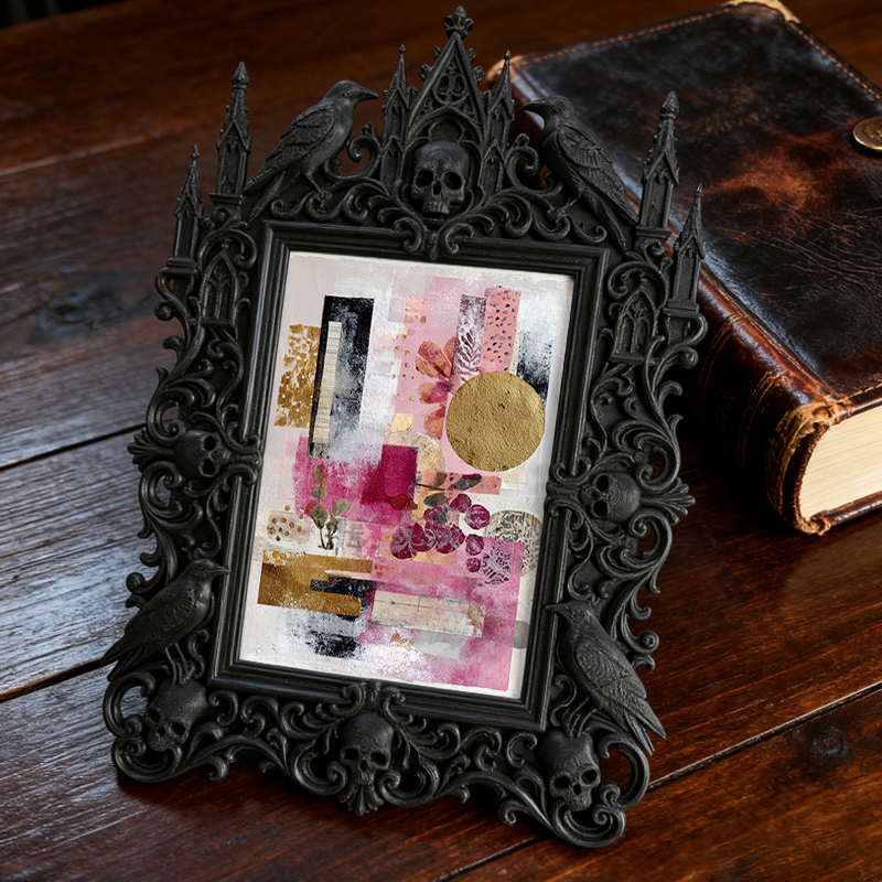 Limited-stock Gothic Dark-style Photo Frame | Dark Fantasy Miniature Collection Decor, Photo Ornament, Wall-mountable & Tabletop, Creative F