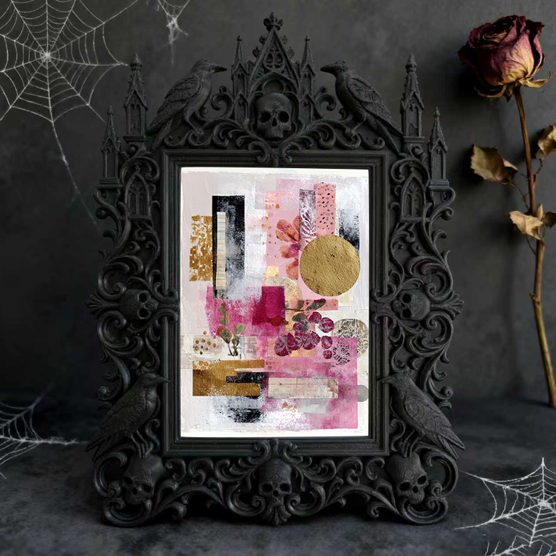 Limited-stock Gothic Dark-style Photo Frame | Dark Fantasy Miniature Collection Decor, Photo Ornament, Wall-mountable & Tabletop, Creative F